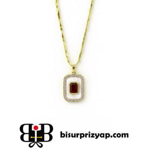 Altın Kaplama Mercan Kraliçe Kolye | Zarif ve Göz Alıcı Kadın Aksesuarı